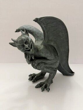 Gargoyle Resin Statue Gothic Medieval Evil Winged Devil-Like